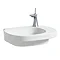Laufen - Mimo 1 Tap Hole Asymmetric Basin with Concealed Overflow - 2 x Size Options Large Image