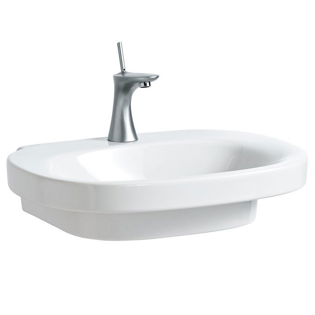 Laufen - Mimo 1 Tap Hole Basin with Concealed Overflow and Ground Base - 11557 Large Image