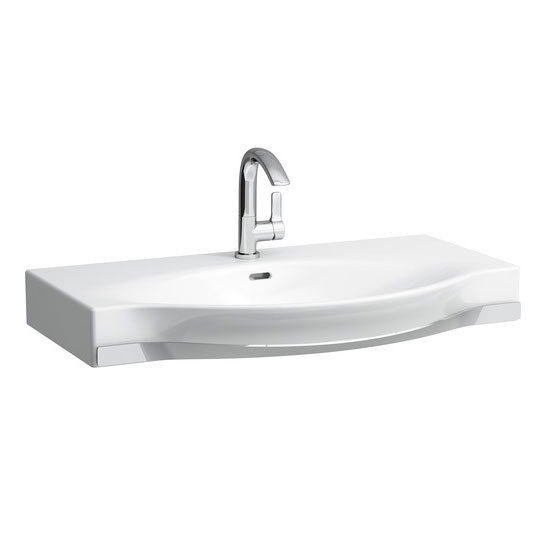 Laufen - Palace 1 Tap Hole Countertop Basin with Towel Rail - 3 x Size Options Large Image