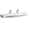 Laufen - Palace 1500mm Double Countertop Basin with Towel Rail - 14706 Large Image