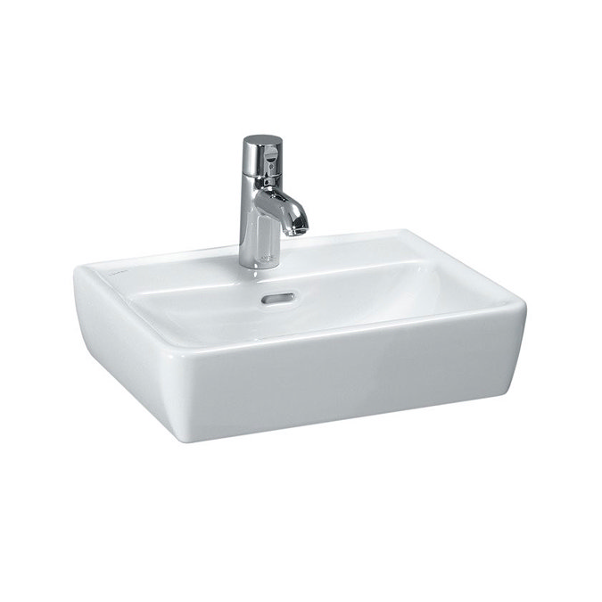 Laufen - Pro 1 Tap Hole 450mm Small Basin with Ground Base - 11952 Large Image