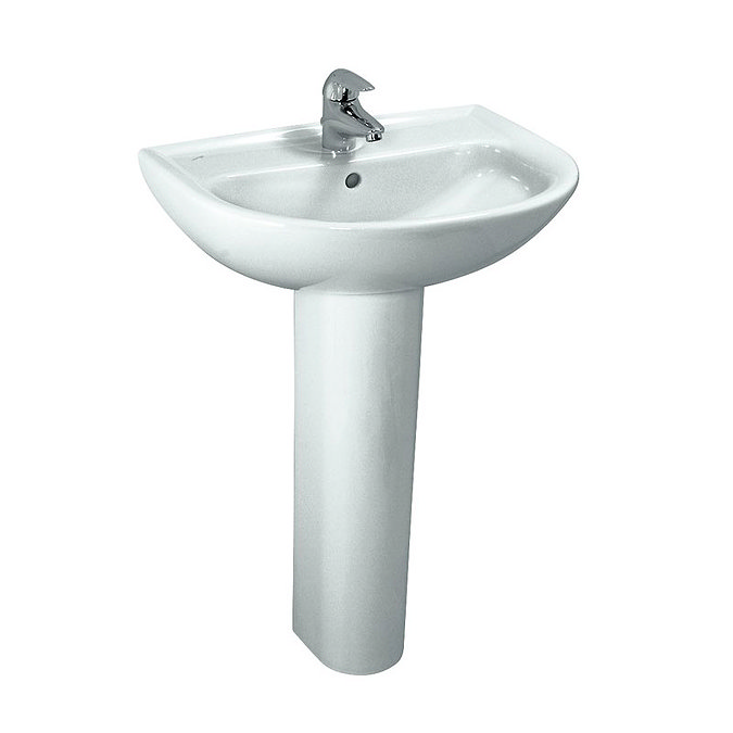 Laufen - Pro 1 Tap Hole Basin - 3 x Size Options Standard Large Image