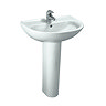 Laufen - Pro 1 Tap Hole Compact Basin - 2 x Size Options Standard Large Image