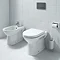 Laufen - Pro Back to Wall Pan with Toilet Seat - PROWC5 Profile Large Image