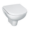 Laufen - Pro Compact Wall Hung Pan with Toilet Seat - PROWC10 Large Image