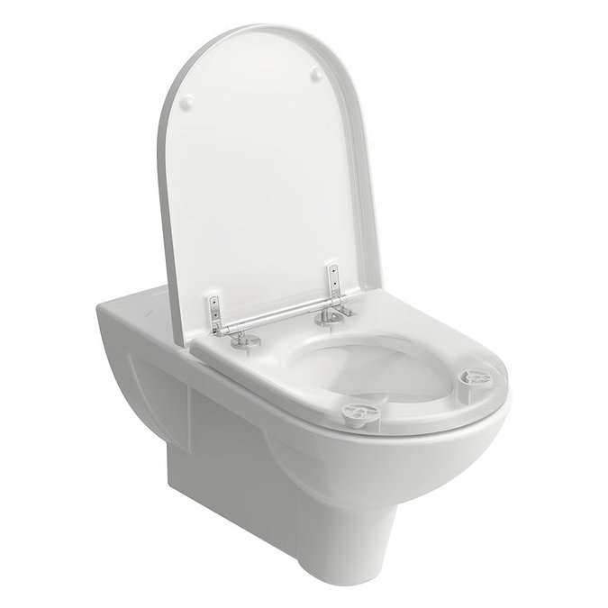 Laufen - Pro Liberty Wall Hung Pan with Antibacterial Seat (Extended Projection) - PROWC11 Profile Large Image