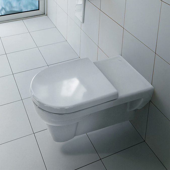 Laufen - Pro Liberty Wall Hung Pan with Antibacterial Seat (Extended Projection) - PROWC11 Feature Large Image