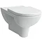 Laufen - Pro Liberty Wall Hung Pan with Antibacterial Seat (Extended Projection) - PROWC11 Large Image