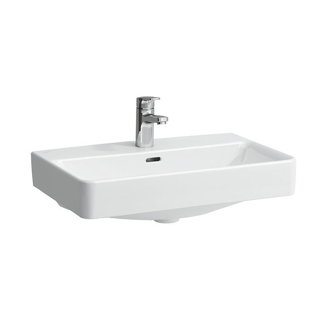Laufen - Pro S 1 Tap Hole Compact Basin with Ground Base - 2 x Size Options Large Image