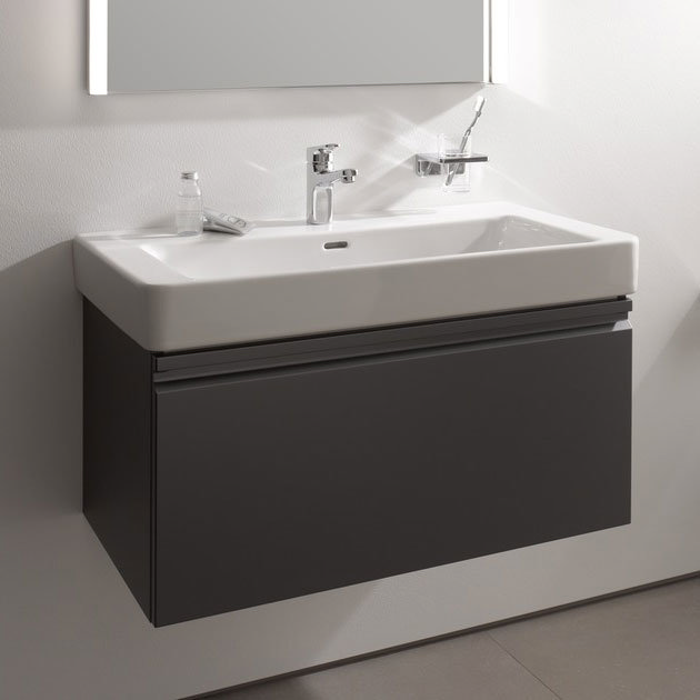 Laufen - Pro S 1000mm 1 Drawer Vanity Unit and Basin - 2 x Colour Options In Bathroom Large Image