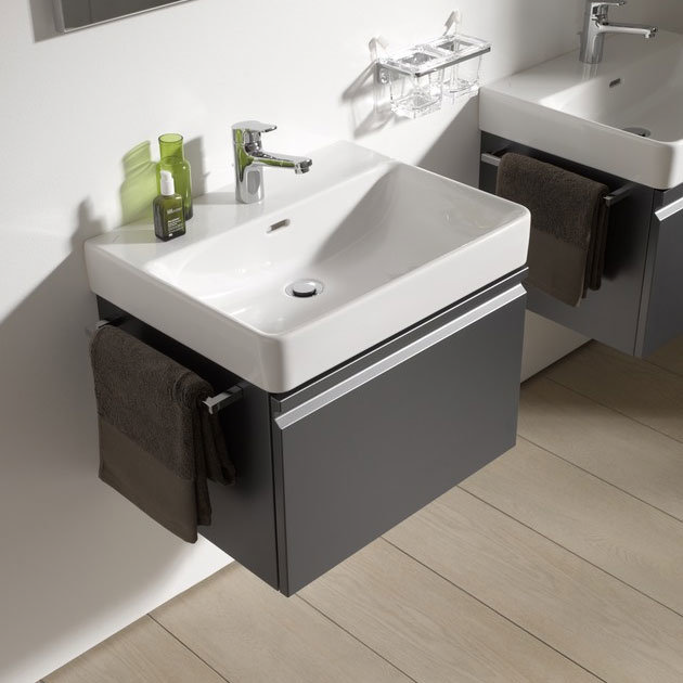 Laufen - Pro S 1260mm 2 Drawer Vanity Unit and Double Basin - 2 x Colour Options Standard Large Imag
