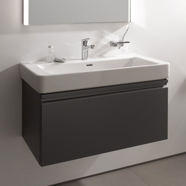 Laufen - Pro S 1260mm 2 Drawer Vanity Unit and Double Basin - 2 x Colour Options In Bathroom Large I