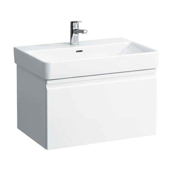 Laufen - Pro S 670mm 1 Drawer Vanity Unit and Basin - 2 x Colour Options Large Image