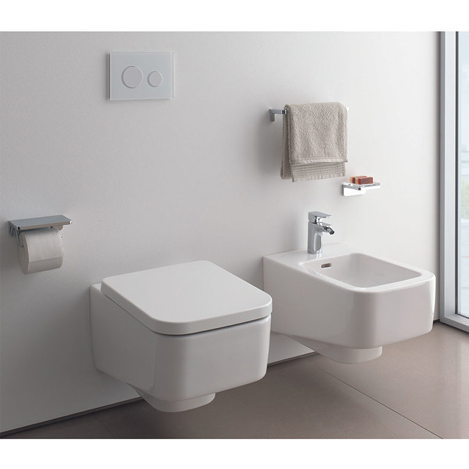 Laufen - Pro S Wall Hung Pan with Toilet Seat - PROWC7 Profile Large Image