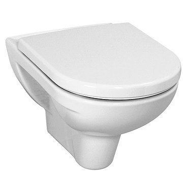 Laufen - Pro Wall Hung Pan with Toilet Seat - PROWC8 Profile Large Image