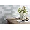Laura Ashley - 22 Artisan French Grey Gloss Wall Tiles - 150x75mm - LA51546 Profile Large Image