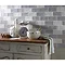 Laura Ashley - 22 Artisan French Grey Gloss Wall Tiles - 150x75mm - LA51546 Feature Large Image