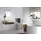 Laura Ashley - 9 Cottonwood White Gloss Floor Tiles - 331x331mm - LA51485 Profile Large Image