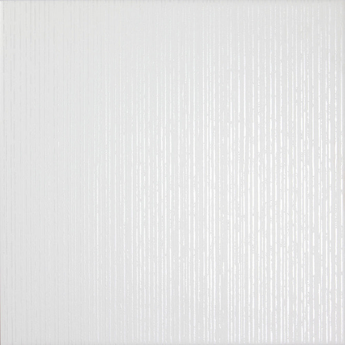 Laura Ashley - 9 Cottonwood White Gloss Floor Tiles - 331x331mm - LA51485 Large Image