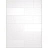 Laura Ashley - 12 Highgate White Wall Gloss Tiles - 248x331mm - LA50563 Large Image