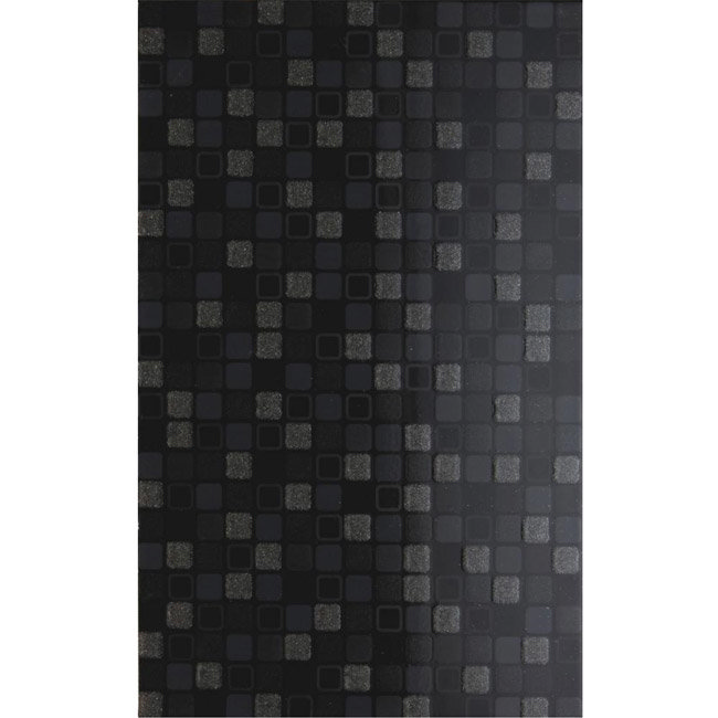 Laura Ashley - 10 Hinton Black Wall Gloss Tiles - 248x398mm - LA51072 Large Image