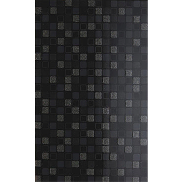 Laura Ashley - 10 Hinton Black Wall Gloss Tiles - 248x398mm - LA51072 Profile Large Image