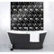Laura Ashley - 10 Isadore Floral Black/White Wall Gloss Tiles - 248x398mm - LA50907 Profile Large Image