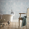 Laura Ashley Josette Duck Egg Decor Wall Tiles (Part A) - 298 x 498mm - LA51669 Large Image
