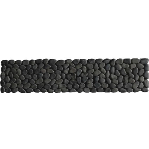 Laura Ashley - 5 Malvern Pebble Charcoal Strips - 300x70mm - LA50945 Large Image