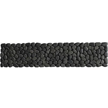 Laura Ashley - 5 Malvern Pebble Charcoal Strips - 300x70mm - LA50945 Profile Large Image