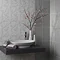 Laura Ashley - 10 Wintergarden Dark Grey Wall Gloss Tiles - 248x398mm - LA51010 Feature Large Image