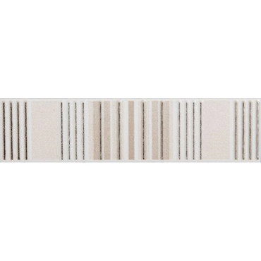 Laura Ashley - 6 Wiston Irving Stripe Cream Satin Strips - 198x50mm - LA51348 Profile Large Image