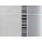 Laura Ashley - 6 Wiston Irving Stripe Grey Satin Strips - 198x50mm - LA51355 Feature Large Image