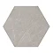 Layton Hexagon Light Grey Stone Effect Tiles