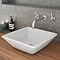 Lazio Counter Top Basin + Wall Mounted Basin Mixer Tap Large Image