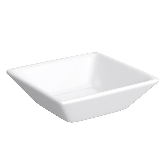 Lazio Square Counter Top Basin - 0 Tap Hole - 400 x 400mm Profile Large Image