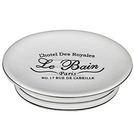 Le Bain White Ceramic Soap Dish - 1601338 Medium Image
