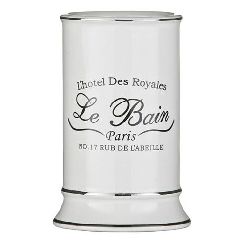 Le Bain White Ceramic Tumbler - 1601337 Large Image