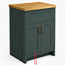 Left Hand Door for Chatsworth 590mm Traditional Green Vanity Unit