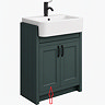 Left Hand Door for Chatsworth 600mm Semi Recessed Green Basin Unit