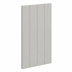 Left Hand Side Panel for Chatsworth 600mm Grey Semi Recessed Basin Unit