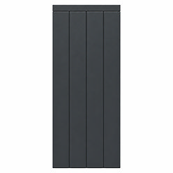 Left Hand Side Panel for Chatsworth 600mm Traditional Graphite Semi-Recessed Vanity Unit