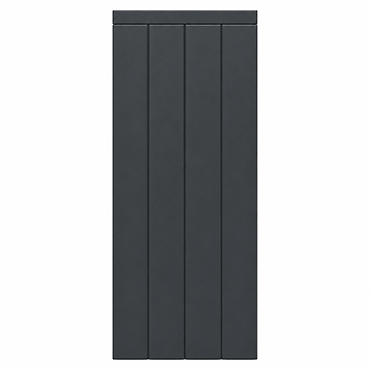Left Hand Side Panel for Chatsworth 600mm Traditional Graphite Semi-Recessed Vanity Unit