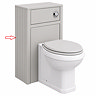 Left Hand Side Panel for Chatsworth Traditional 500mm Grey WC Unit