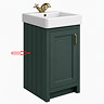 Left Hand Side Panel for Chatsworth Traditional Green Vanity Unit 425mm