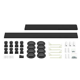 Leg + Panel Riser Kit for Black Slate Square + Rectangular Trays (over 1200mm) Medium Image