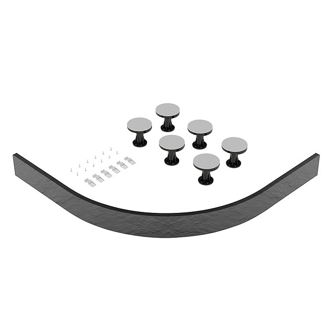 Leg + Panel Riser Kit for Graphite Slate Quadrant + Offset Quadrant Trays