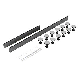 Leg + Panel Riser Kit for Graphite Slate Square + Rectangular Trays (over 1200mm)