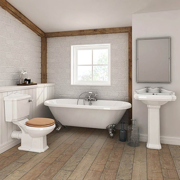 Legend Traditional Roll Top Bathroom Suite  Feature Large Image