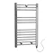 Leighton Straight Electric Heated Towel Rail - W400 x H720mm - Chrome Large Image